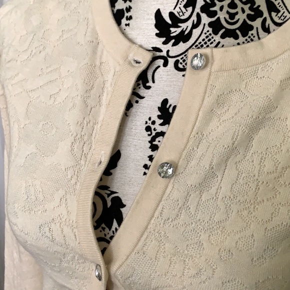 NWT Milly Mini - Floral Jacquard Cardigan - Picture 2 of 3